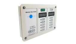 PANEL DE ALARMA LOCAL DE 2 GASES  O2, VAC lleno