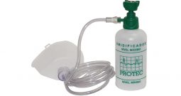 HUMIDIFICADOR DE 250ML PARA OXIGENO CON MASCARILLA Y MANGUERA